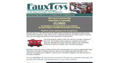Desktop Screenshot of fauxtoys.com